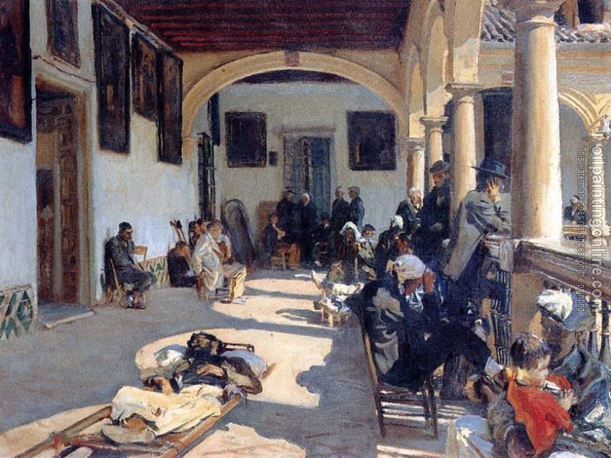 Sargent, John Singer - Hospital at Granada